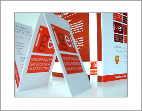 Fold out leaflet delivering ordered statements; it also folds into a six sided cube for commercial exhibitions & marketing campaigns.