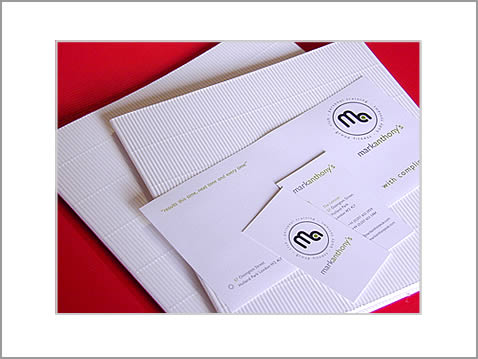 Corporate Design & Branding for Mark Anthony's the UK's No1 Personal Trainer & Fitness Club (www.markanthonysuk.com).